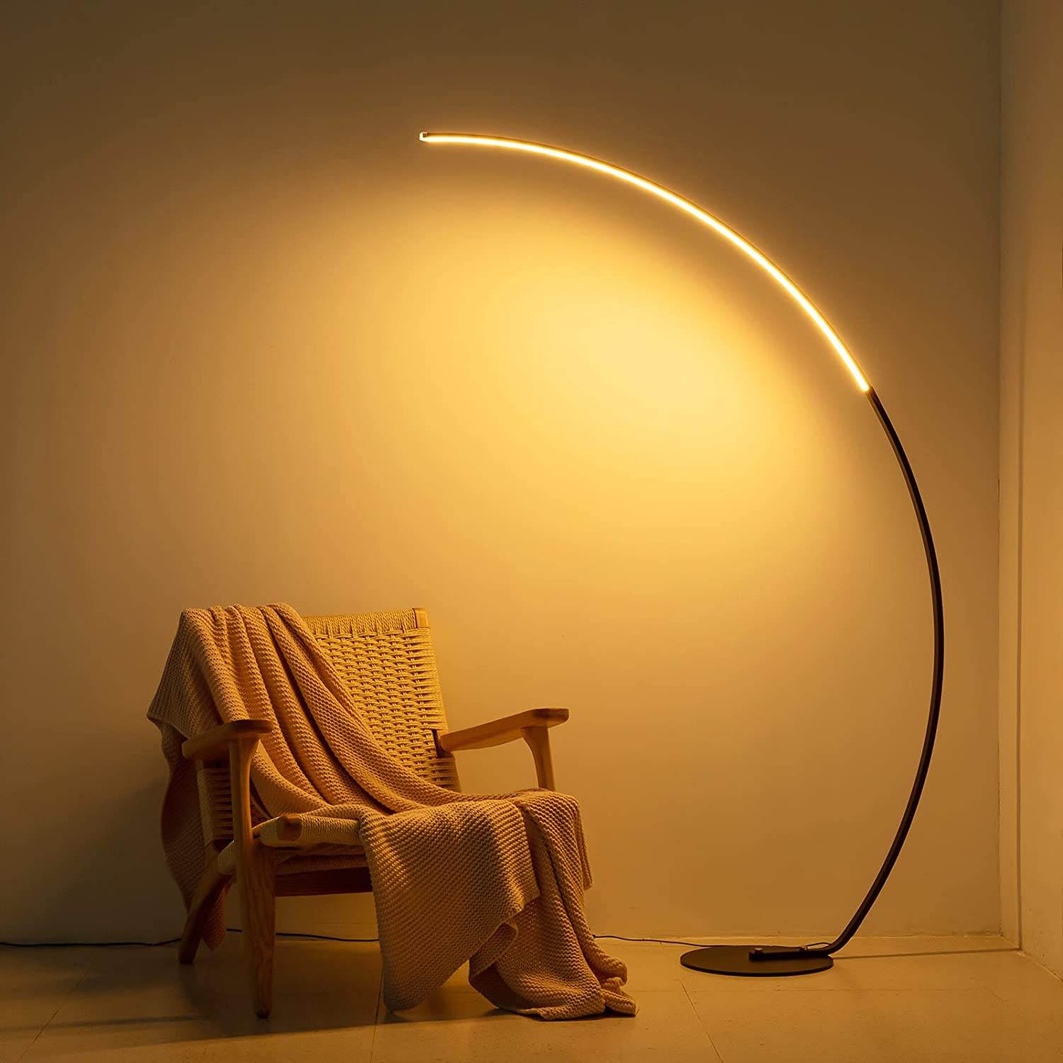 RGBW Modern Curve Floor Lamp | New Version - Big J's Showstoppin' Store